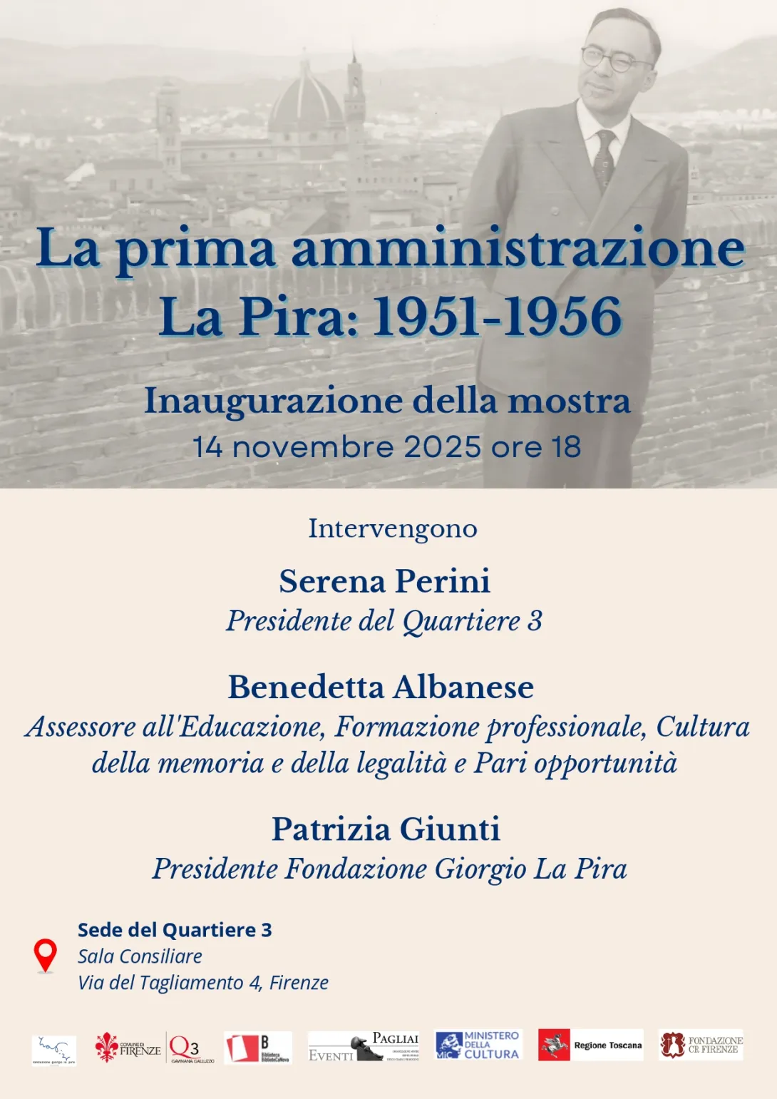 Mostra su Giorgio La Pira al Quartiere 3