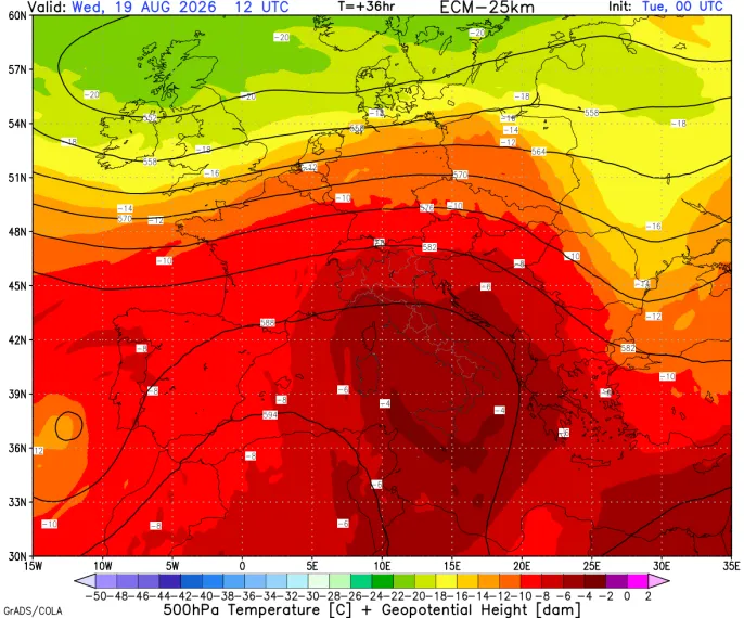 carta meteo