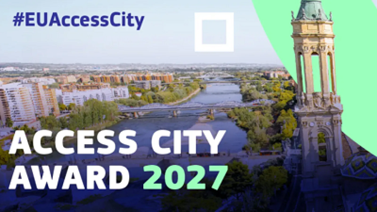 grafica ufficiale del Premio europeo per le città accessibili 2027