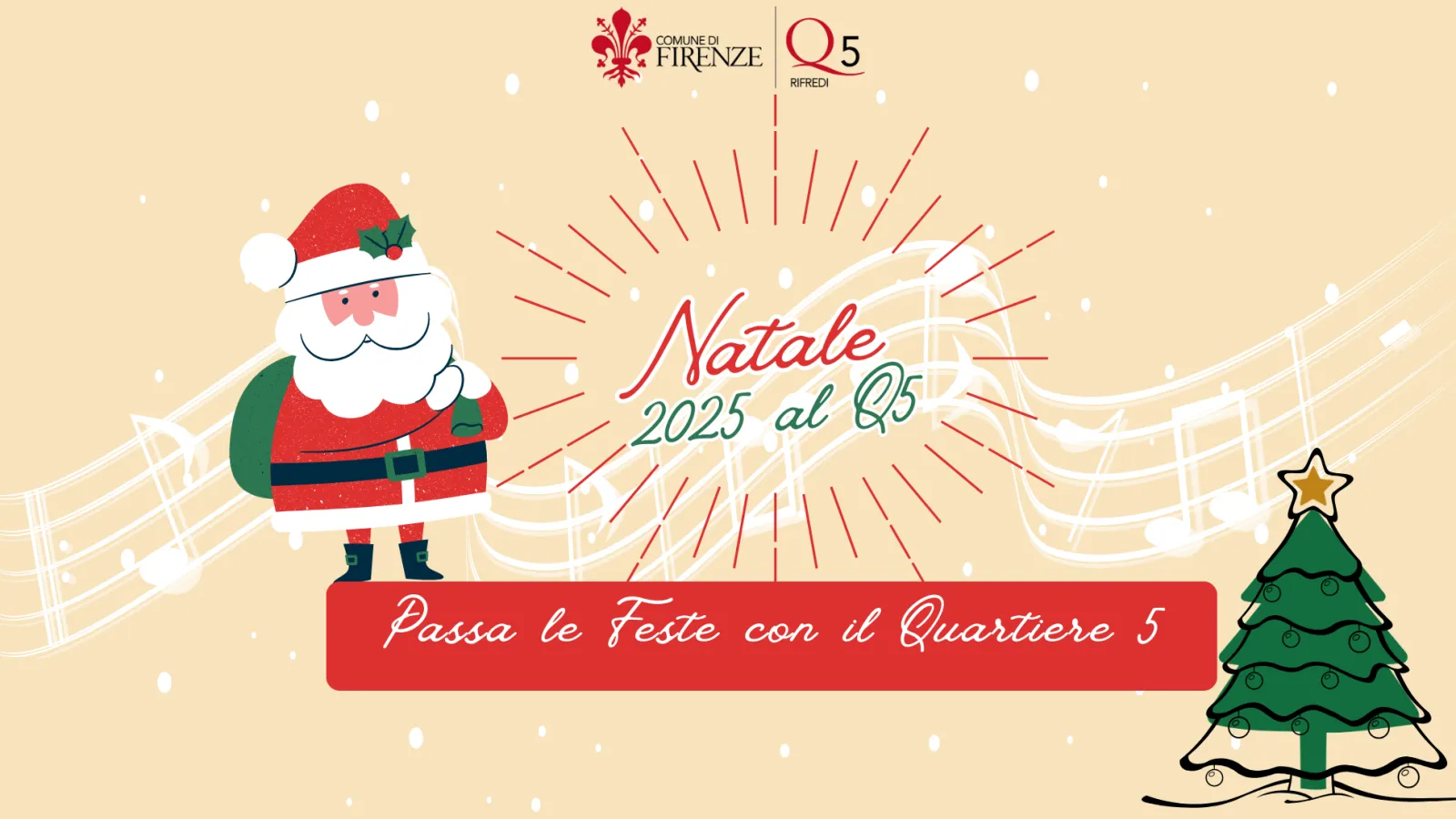 Festeggia il Natale con il Quartiere 5 Quartieri