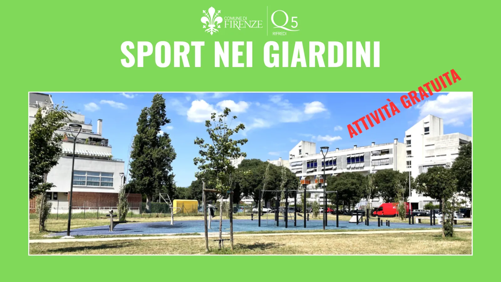 Sport nei giardini Quartieri
