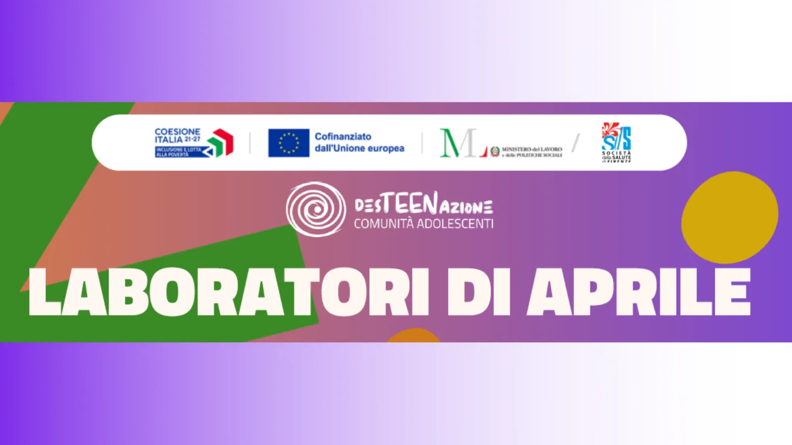 DesTEENazione – Programma di aprile