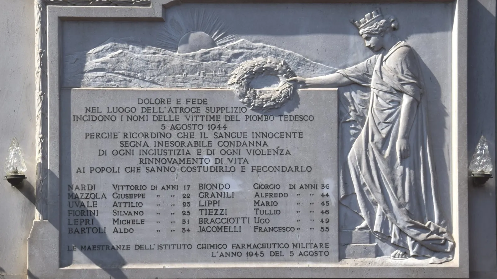 Commemorazione della strage di Castello Quartieri