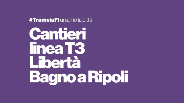 grafica con scritta linea 3 libertà bagno a ripoli