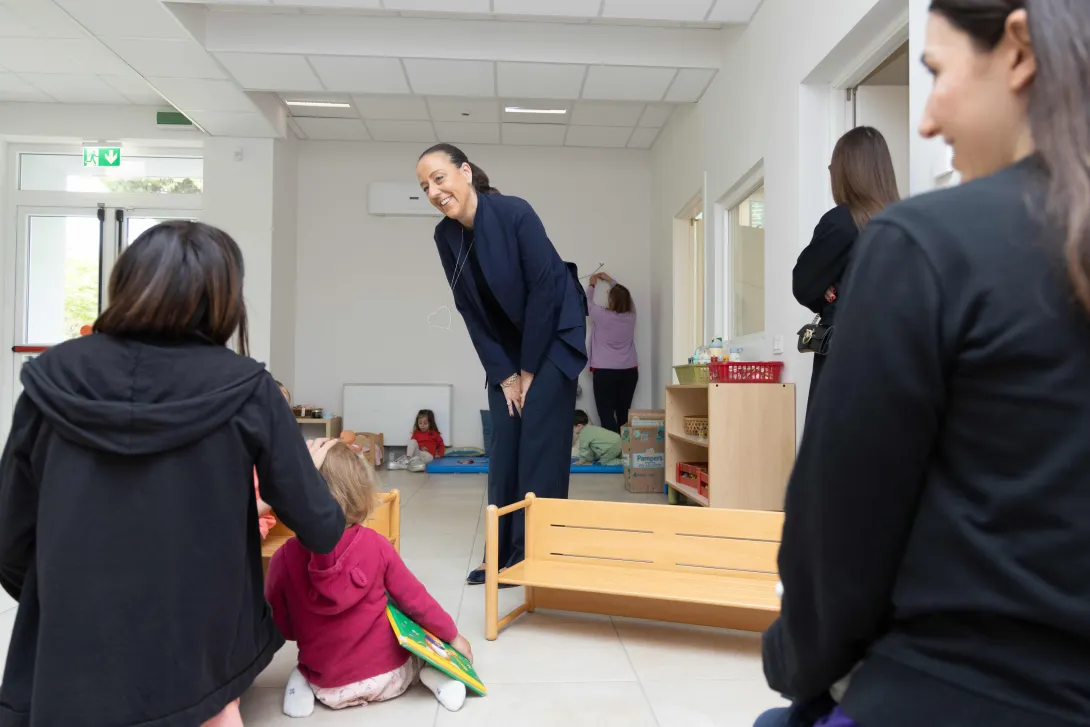 La sindaca Funaro alla scuola Fasolo