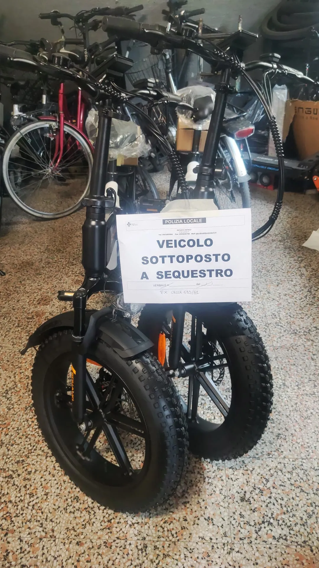 bici sequestrata