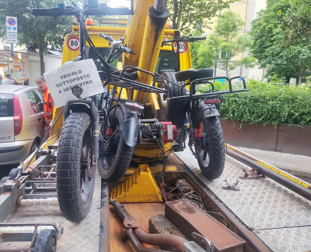 e-bike sequestrate