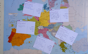 Collage di cartoline Cities4Europe