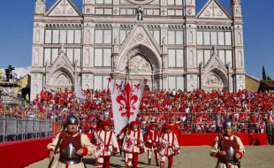 In Santa Croce per il torneo di Calcio Storico 2022