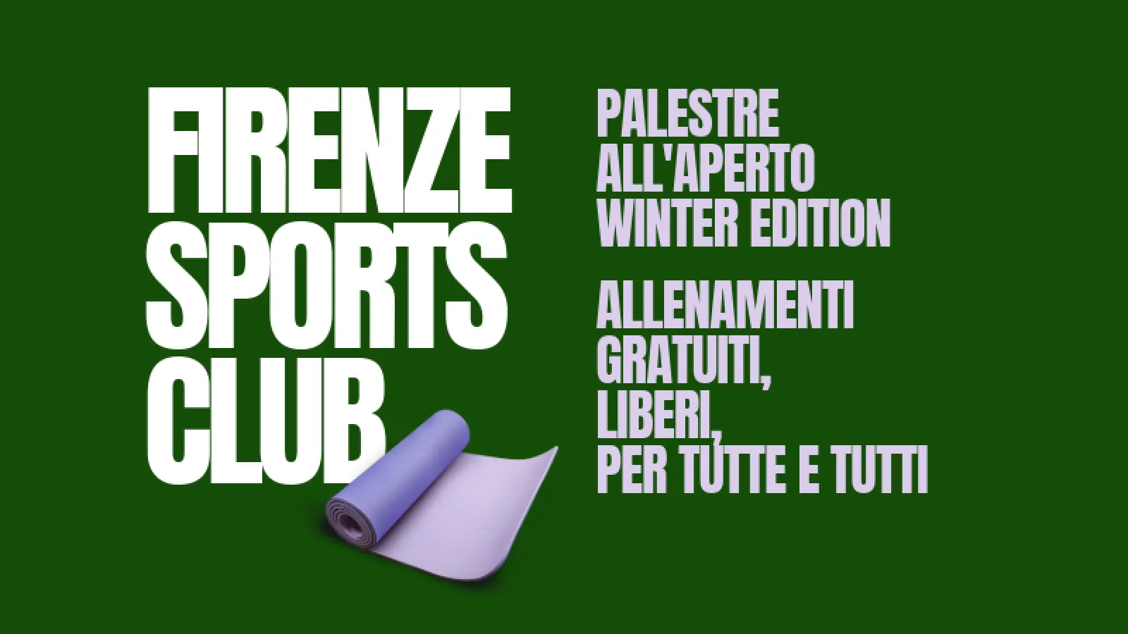 Palestre all'Aperto - Winter Edition Sport