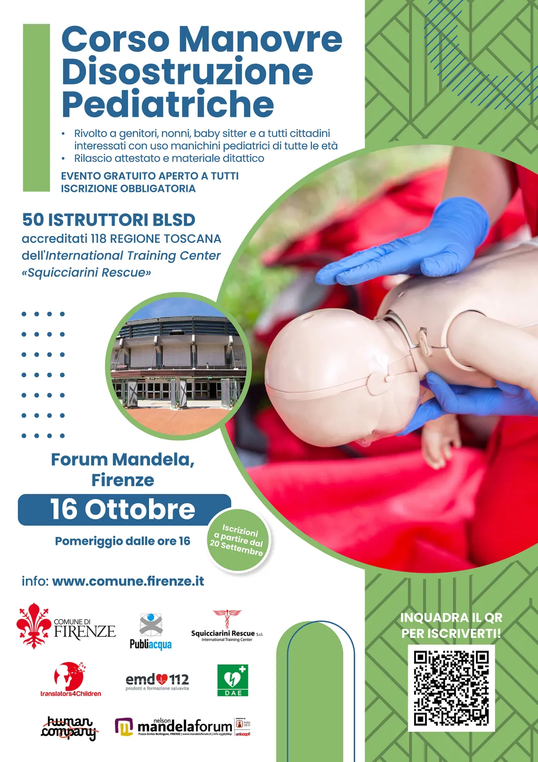 Corso manovre disostruzione 16 ottobre 2025