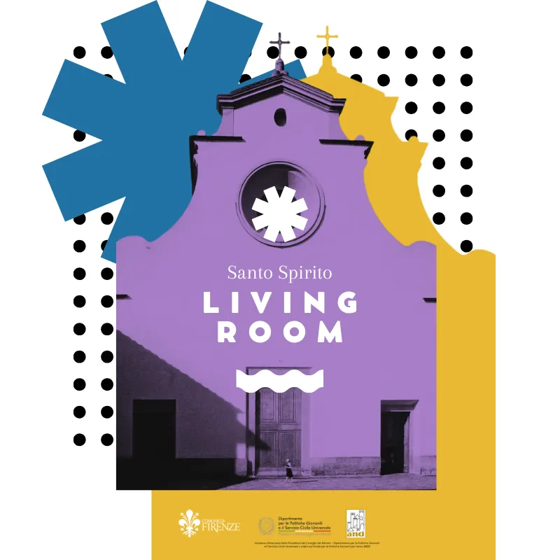 Grafica con facciata chiesa Santo Spirito