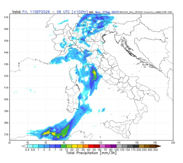 carta Lamma previsione11settembre