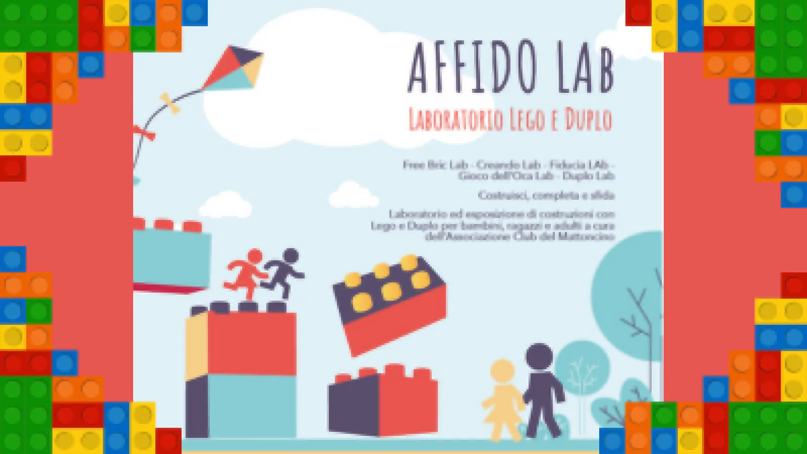 Affido Lab: un laboratorio di Lego e Duplo per bambini e famiglie Affido Lab: un laboratorio di Lego e Duplo per bambini e famiglie