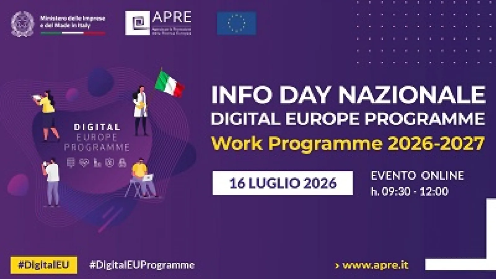 Locandina evento online