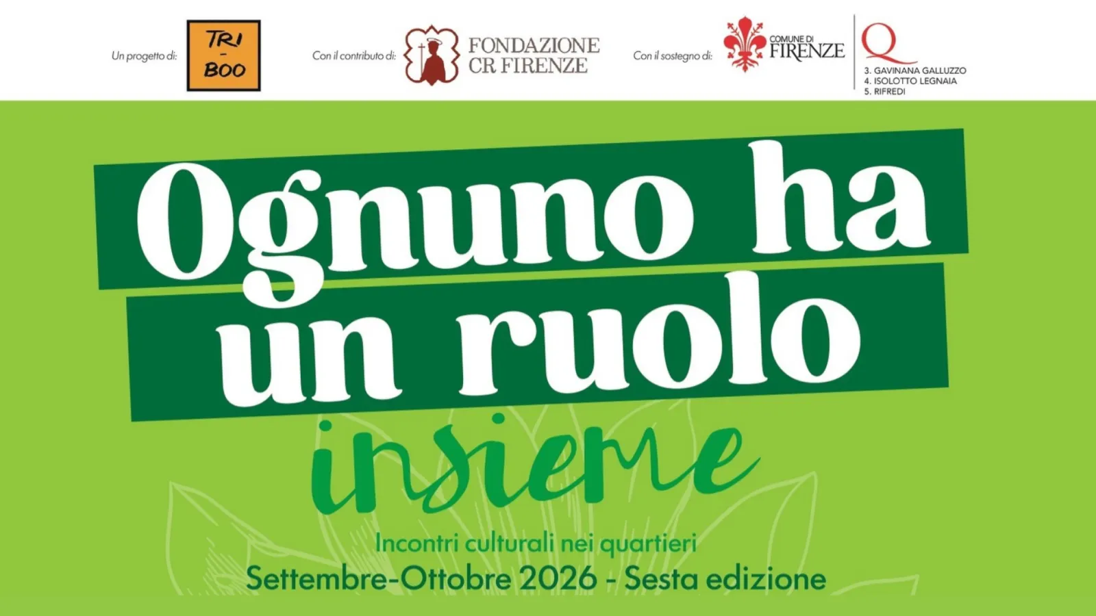 Ognuno ha un ruolo, insieme