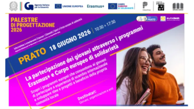Locandina evento con ragazzi