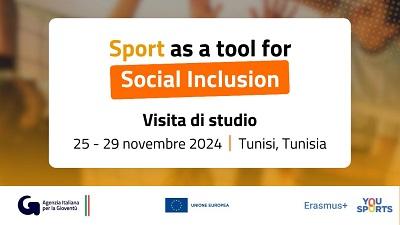 "Sport as a tool for Social Inclusion" a novembre a Tunisi