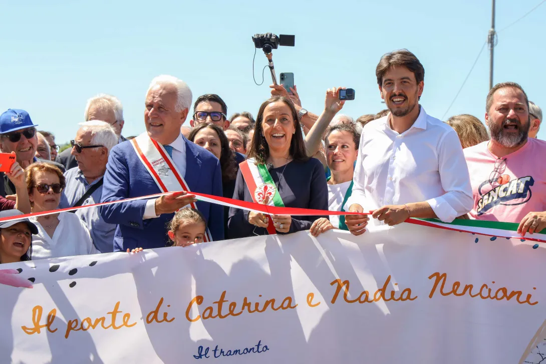 il taglio del nastro