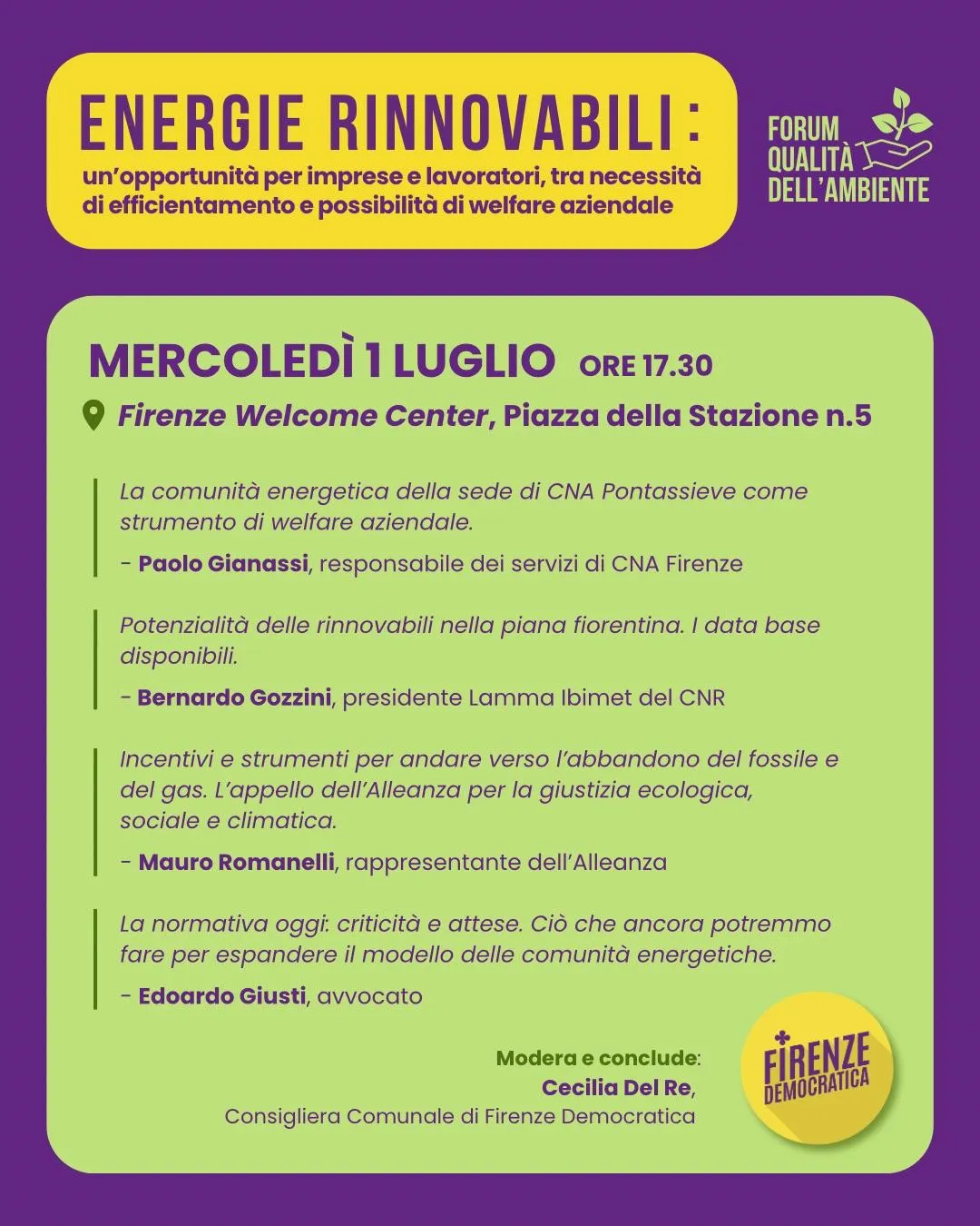 Energie Rinnovabili Firenze Democratica