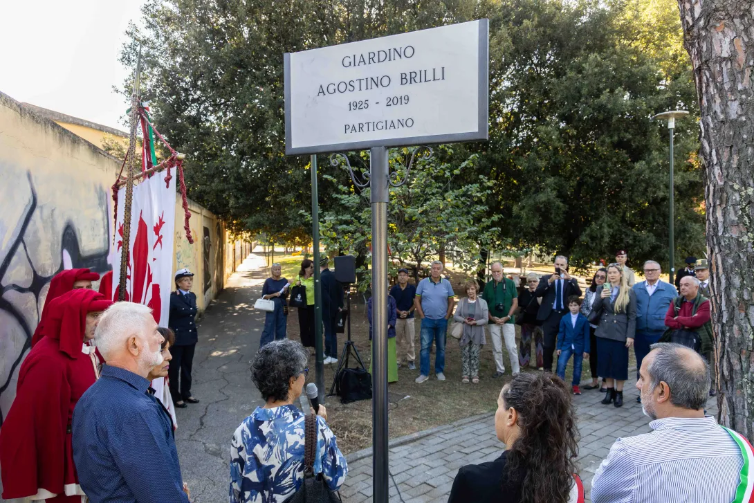 Intitolazione Giardino Agostino Brilli