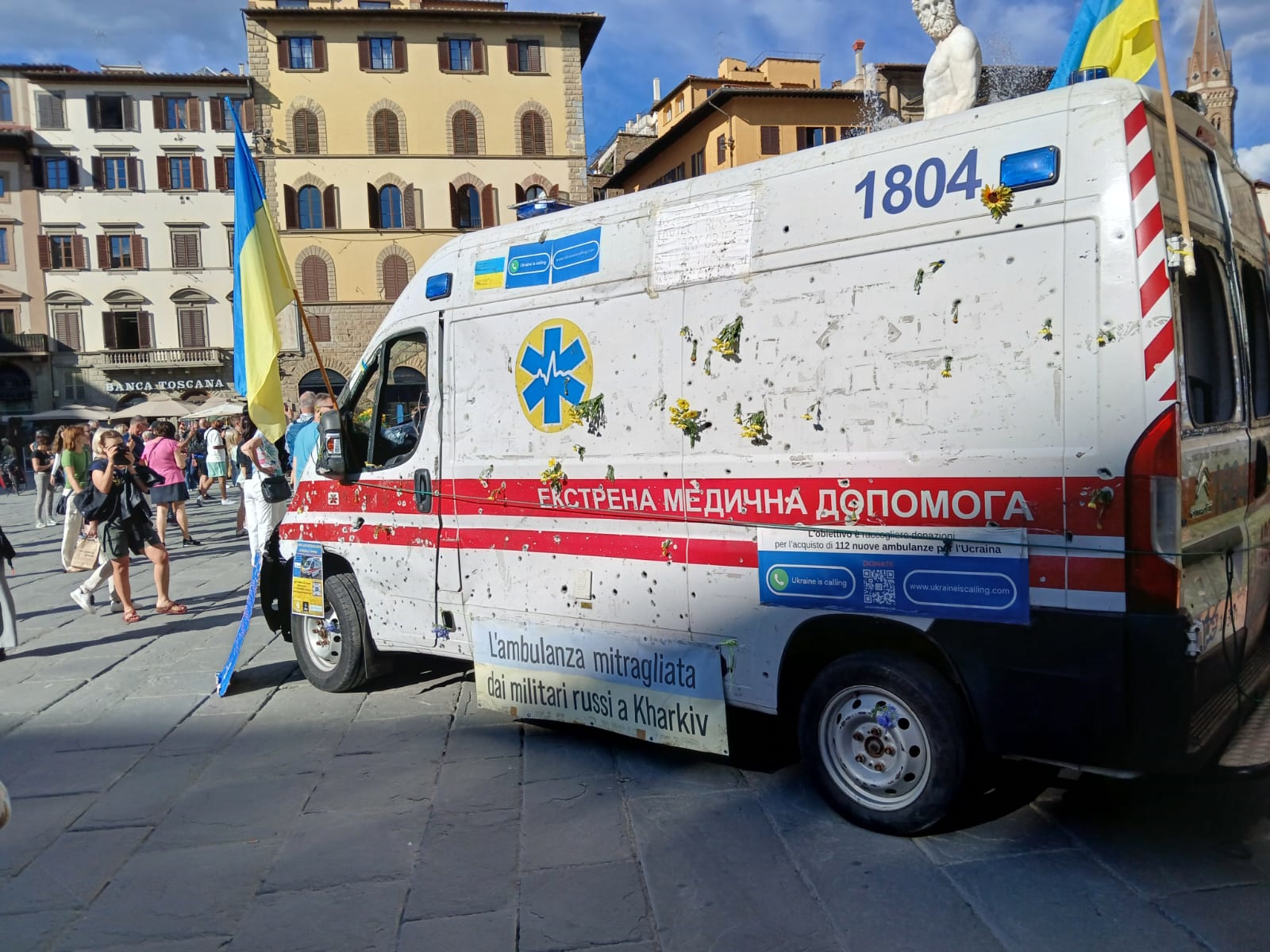 Consiglio comunale ambulanza crivellata Consiglio comunale ambulanza crivellata