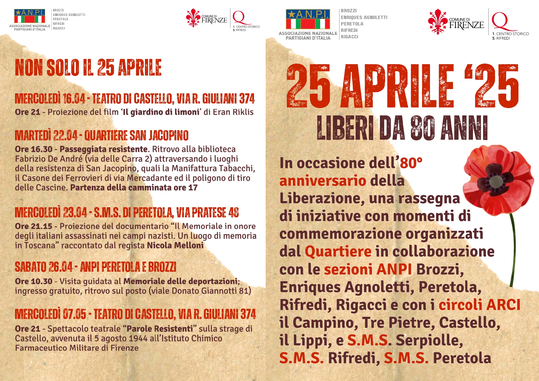 25 aprile al Quartiere 5 25 aprile al Quartiere 5