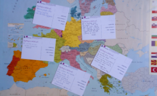 Collage di cartoline Cities4Europe