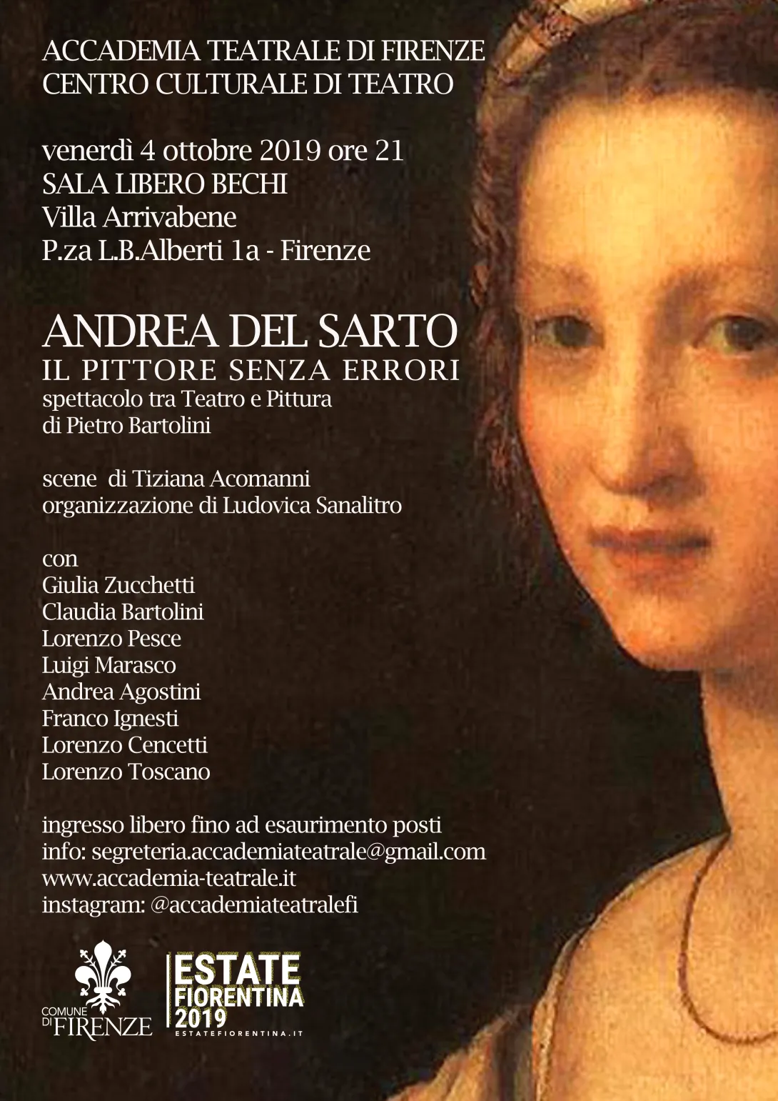 Spettacolo su Andrea Del Sarto