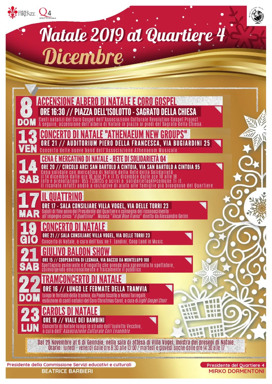 Natale al Quartiere 4 Natale al Quartiere 4