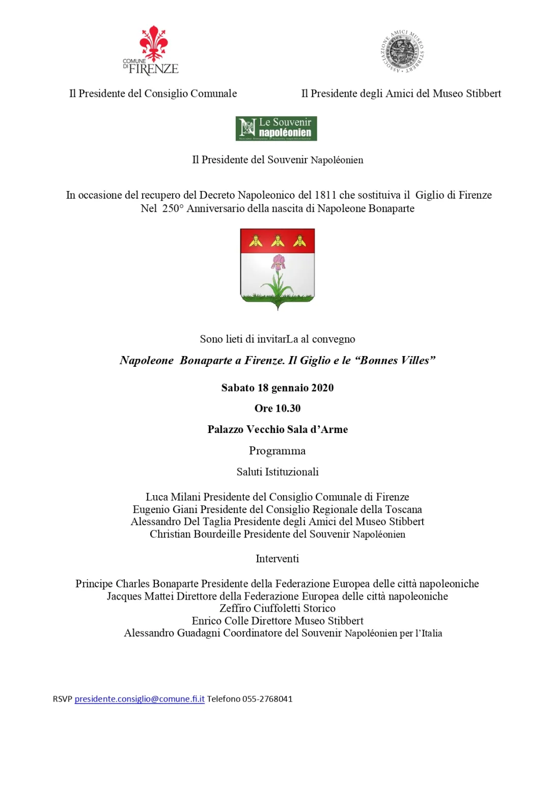 Convegno su decreto napoleonico