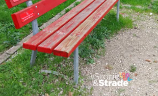 particolare panchina