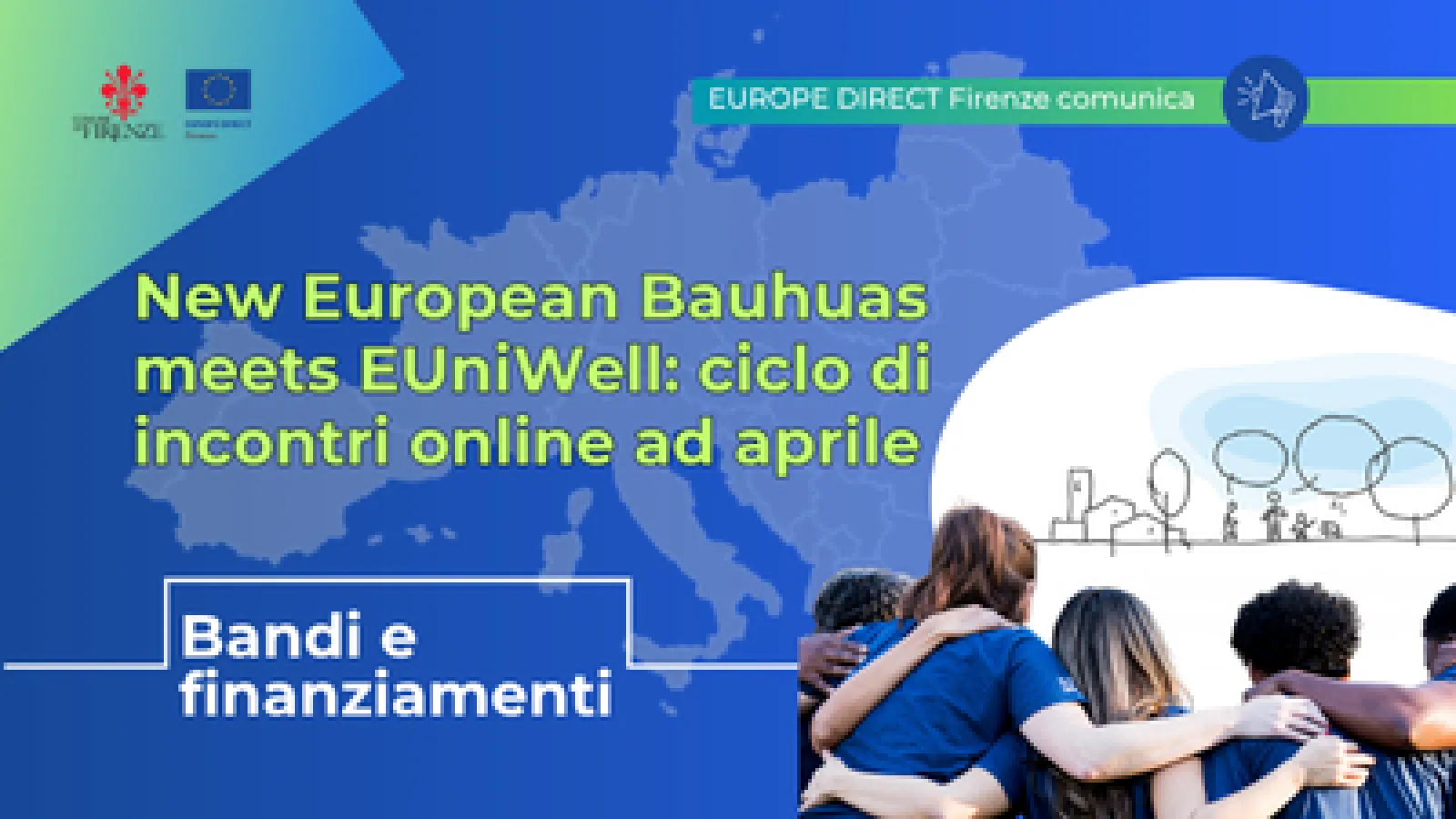 Ragazzi che si abbracciano 