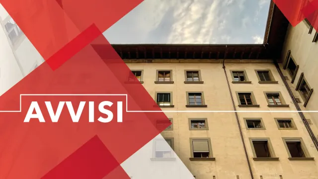 avviso con foto facciata di palazzo 