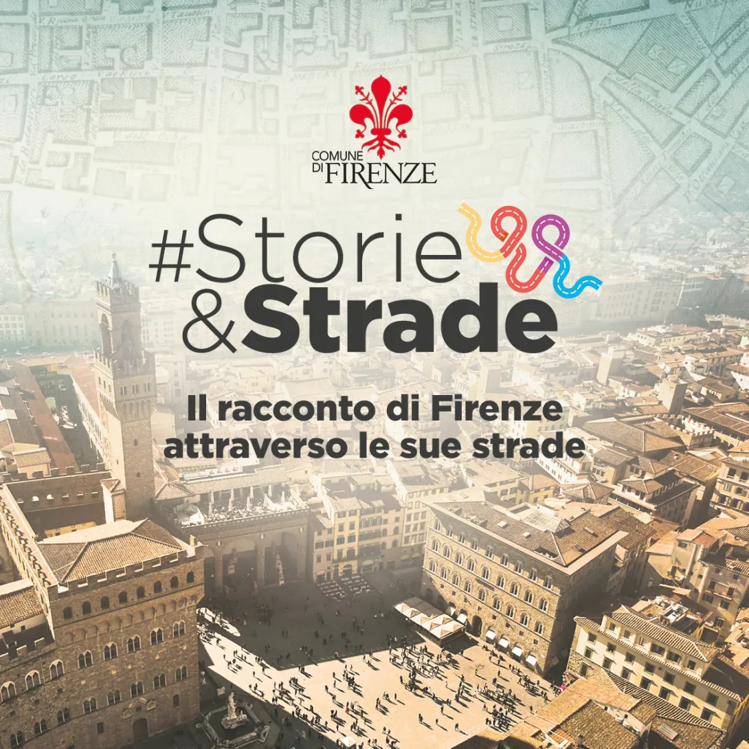 Grafica generale della rubrica con vista su Palazzo Vecchio