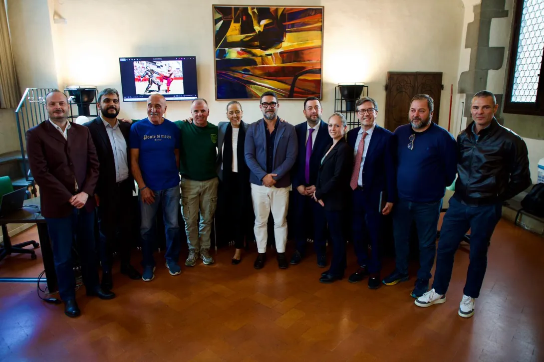 Calcio storico Fiorentino a Bruxelles