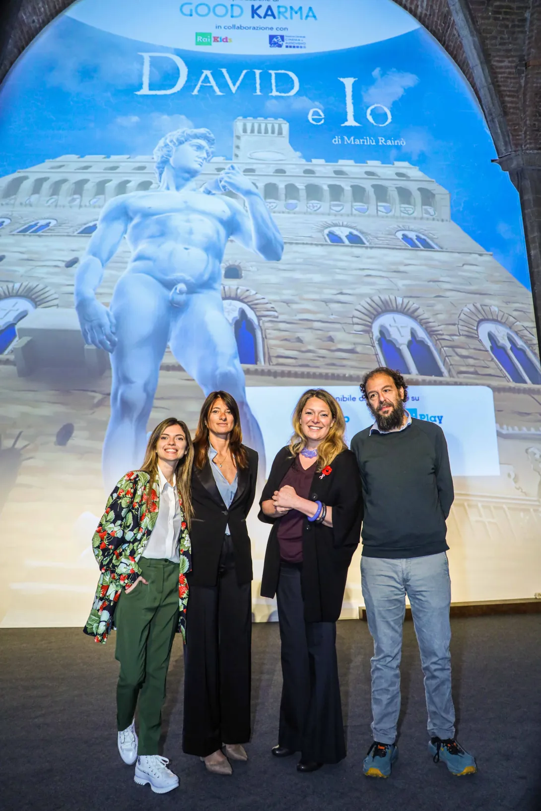 L'assessora Albanese alla presentazione del cortometraggio 'David e Io'