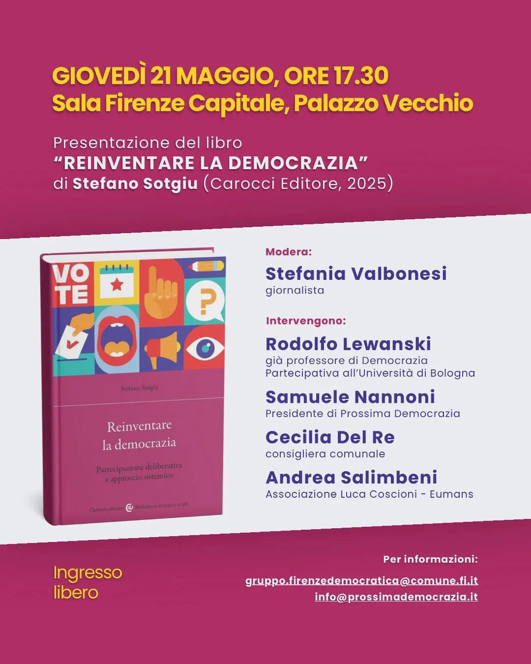 Reinventare la democrazia