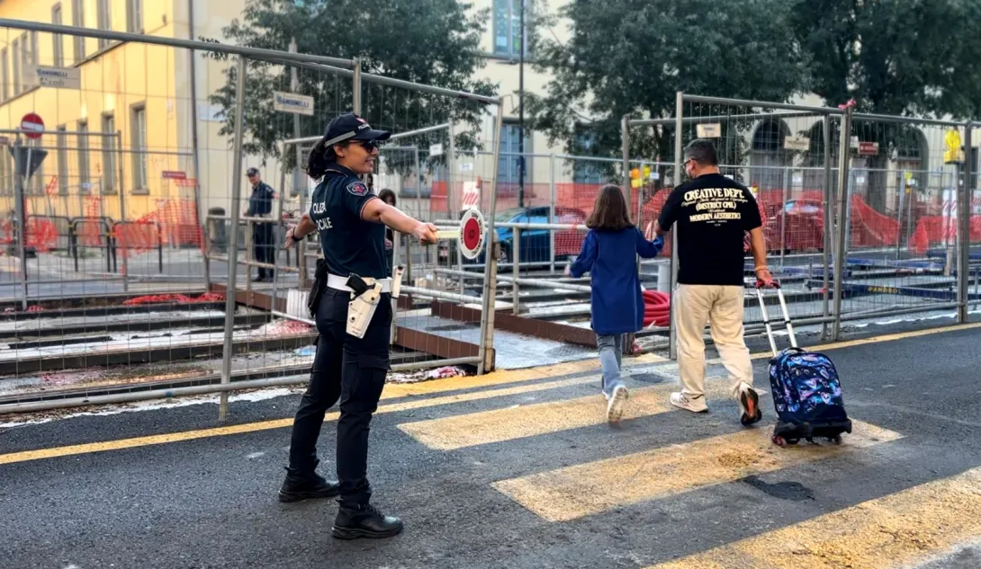 Polizia Locale il primo giorno di scuola