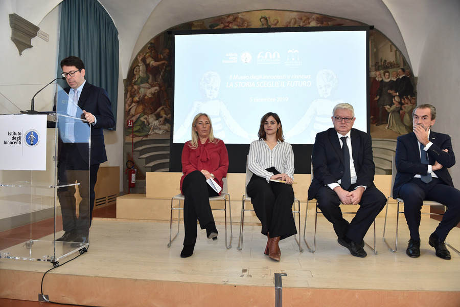 Inaugurazione Innocenti con la presidente Laura Sparavigna Inaugurazione Innocenti con la presidente Laura Sparavigna