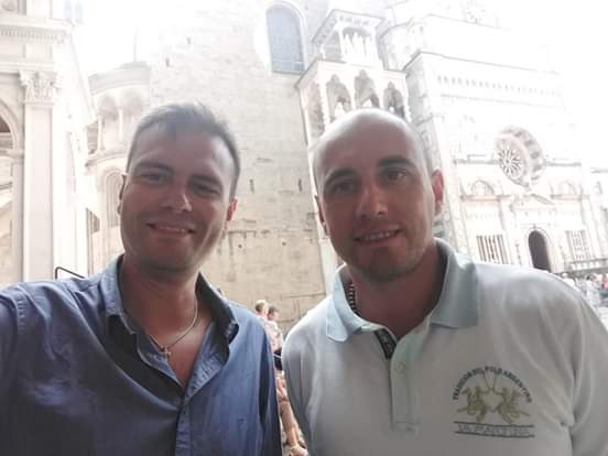 Asciuti e Bianchi alla Basilica Maggiore di Bergamo. Foto del 2019 Asciuti e Bianchi alla Basilica Maggiore di Bergamo. Foto del 2019