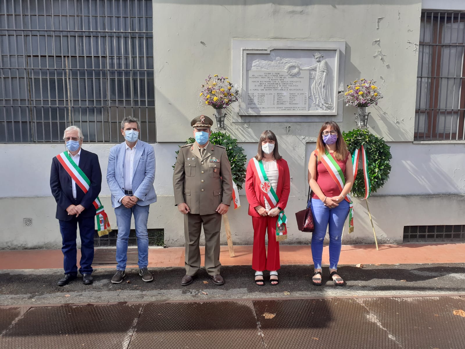 Commemorazione Strage di Castello 2021 al Q5 Commemorazione Strage di Castello 2021 al Q5