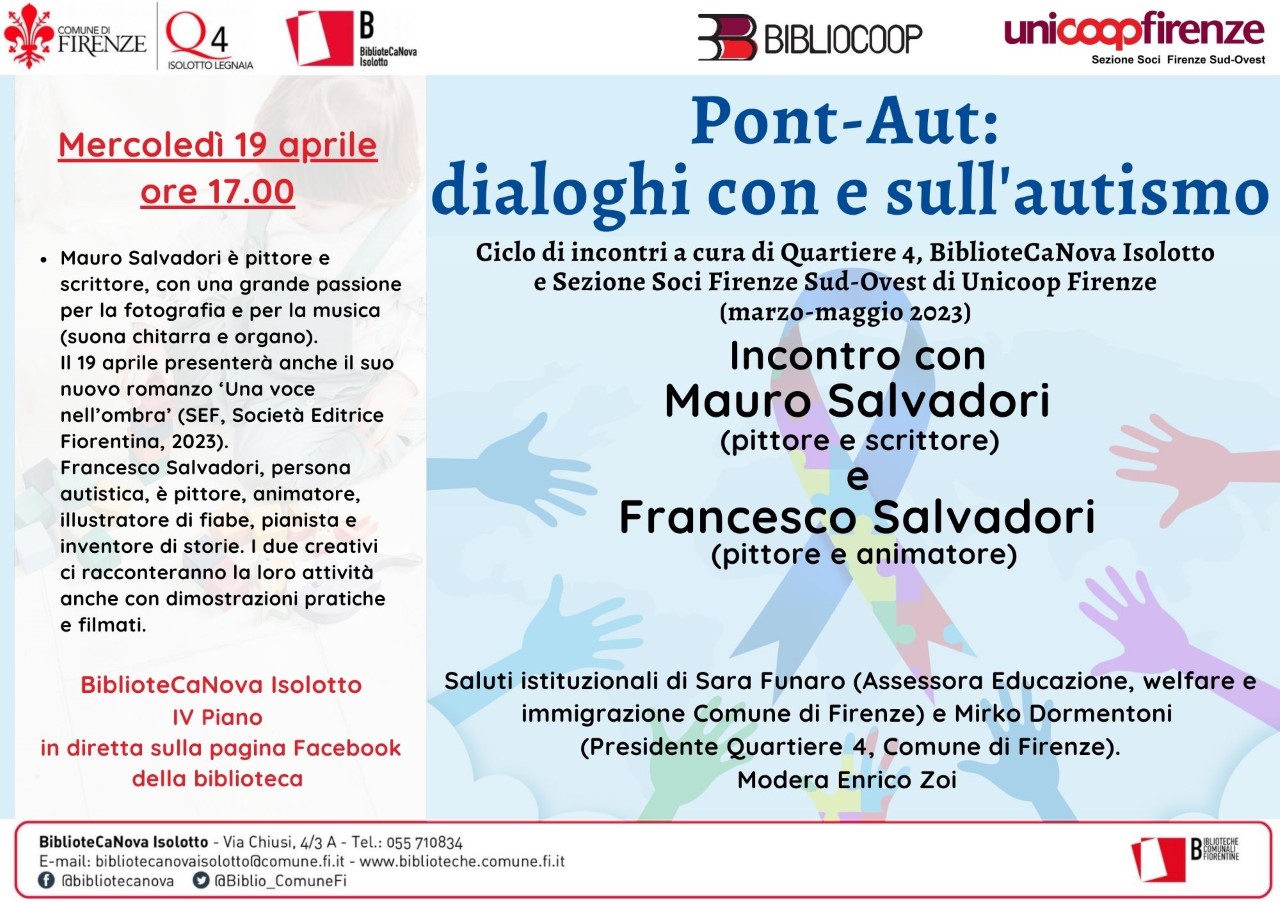 Pont-Aut: dialoghi con e sull’autismo al Quartiere 4 Pont-Aut: dialoghi con e sull’autismo al Quartiere 4