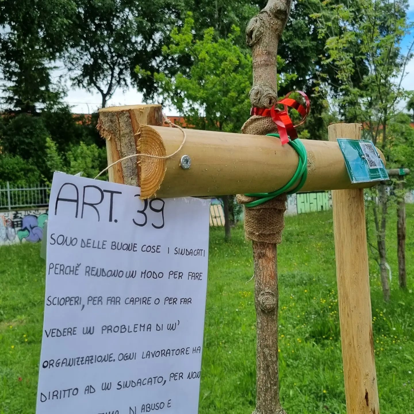 Alberi, Costituzione, Lavoro al Quartiere 5 Alberi, Costituzione, Lavoro al Quartiere 5