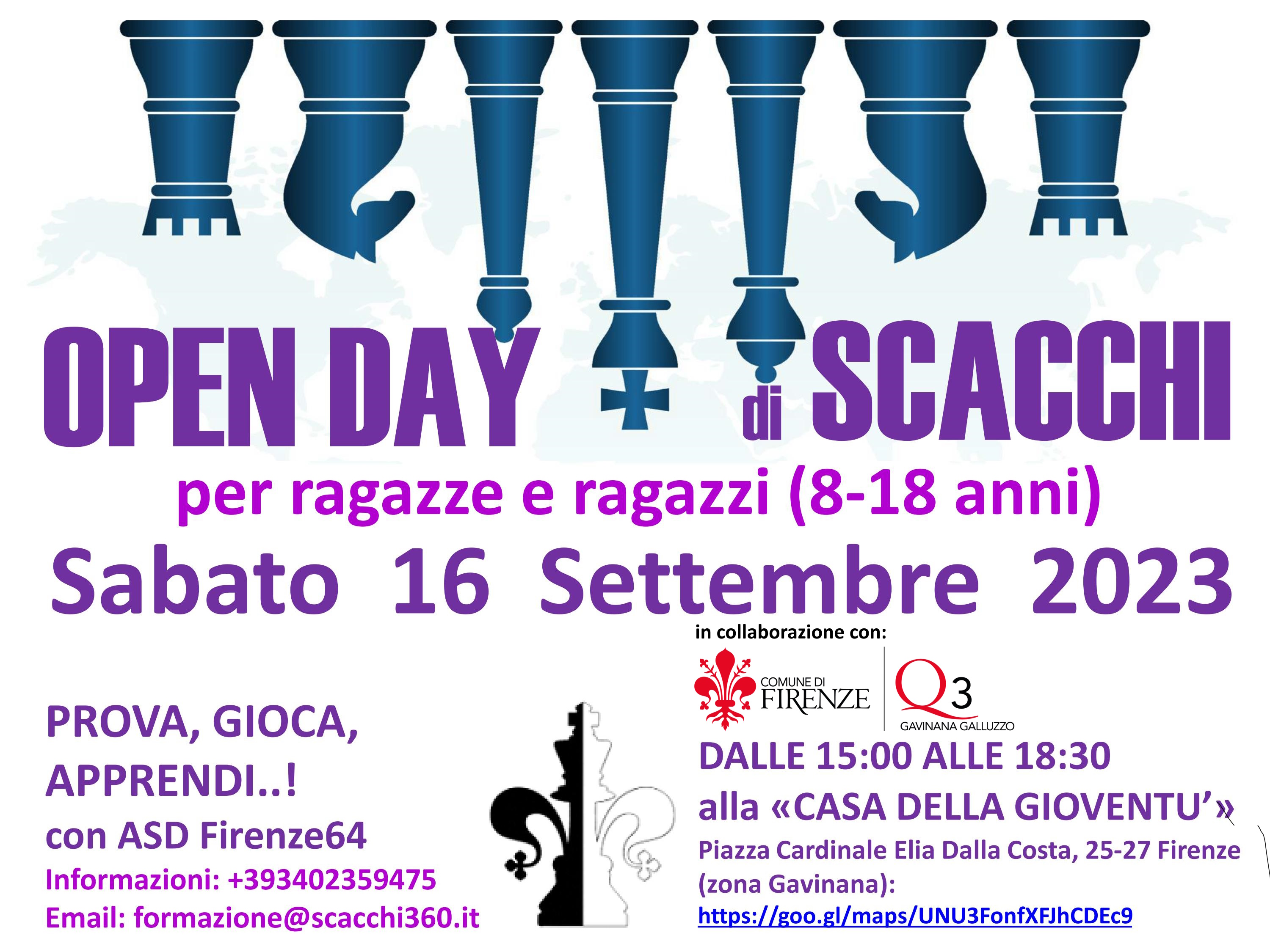 Open Day di scacchi al quartiere 3 Open Day di scacchi al quartiere 3