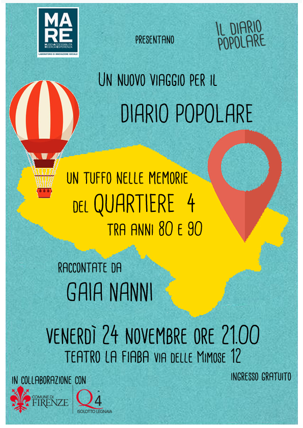 Il diario popolare al Quartiere 4 Il diario popolare al Quartiere 4