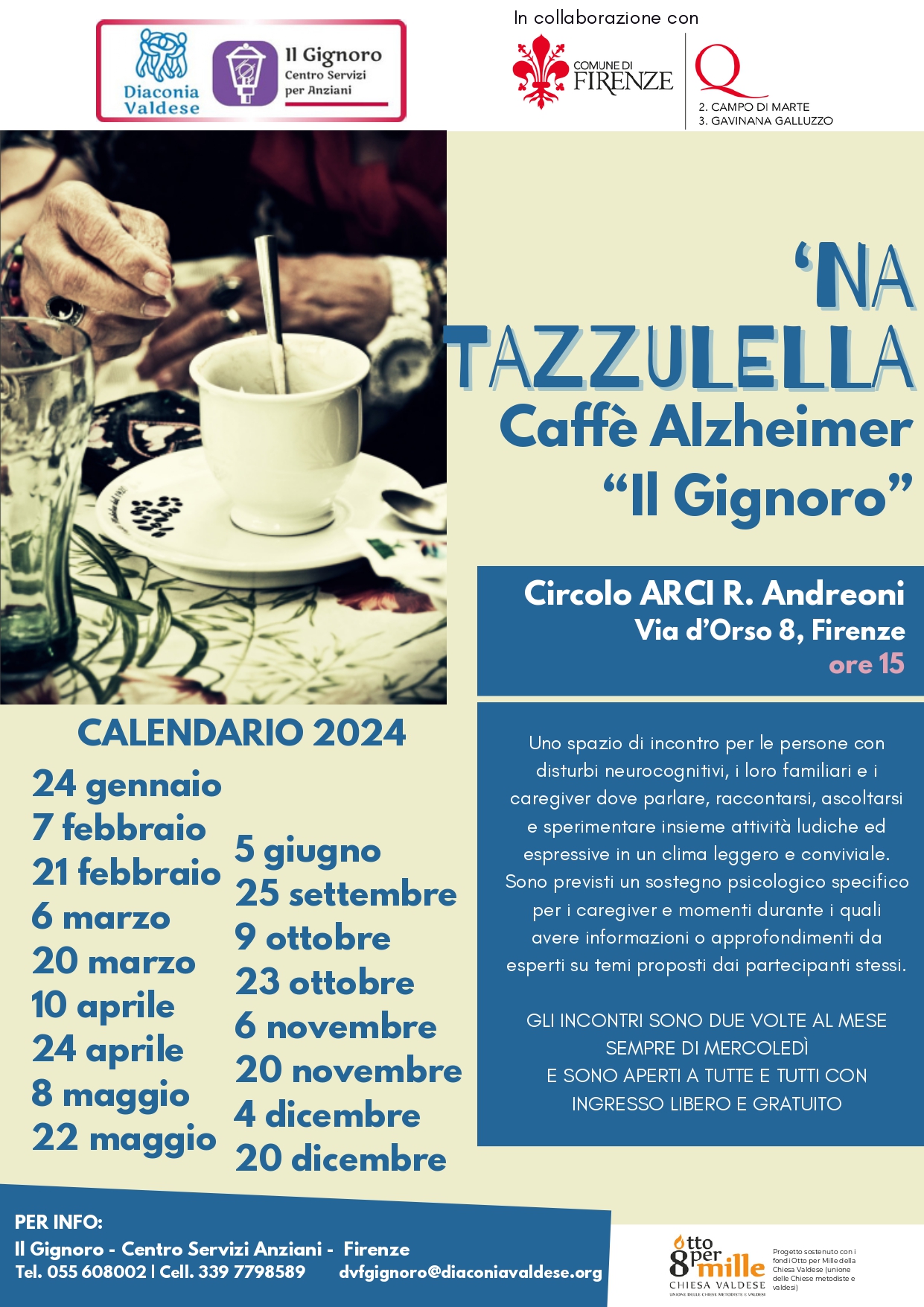Caffé Alzheimer al Quartiere 2 e 3 Caffé Alzheimer al Quartiere 2 e 3