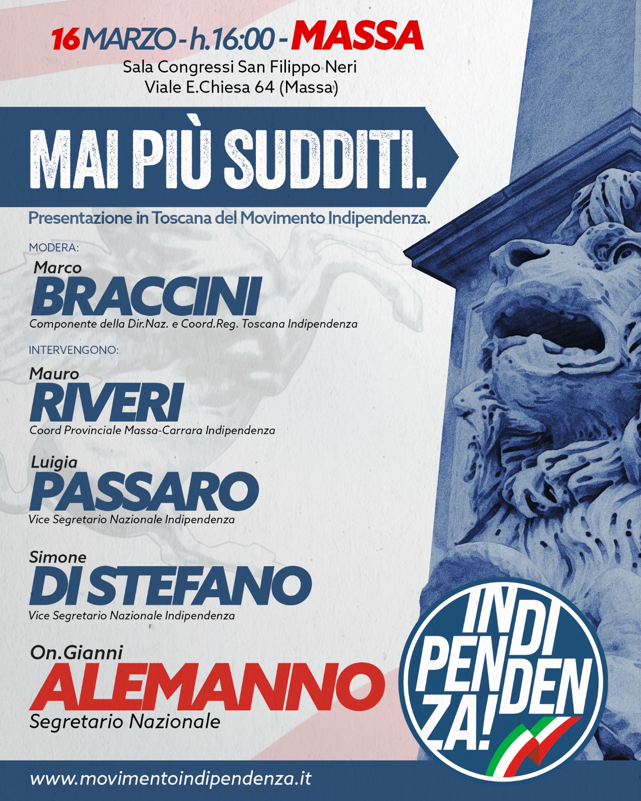 Andrea Asciuti aderisce a Indipendenza Andrea Asciuti aderisce a Indipendenza