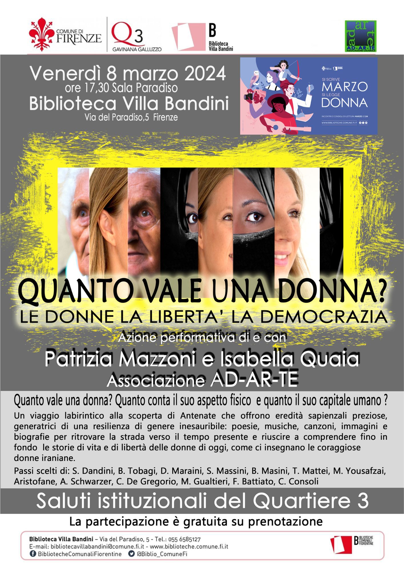 Quanto vale una donna? al Q3 Quanto vale una donna? al Q3