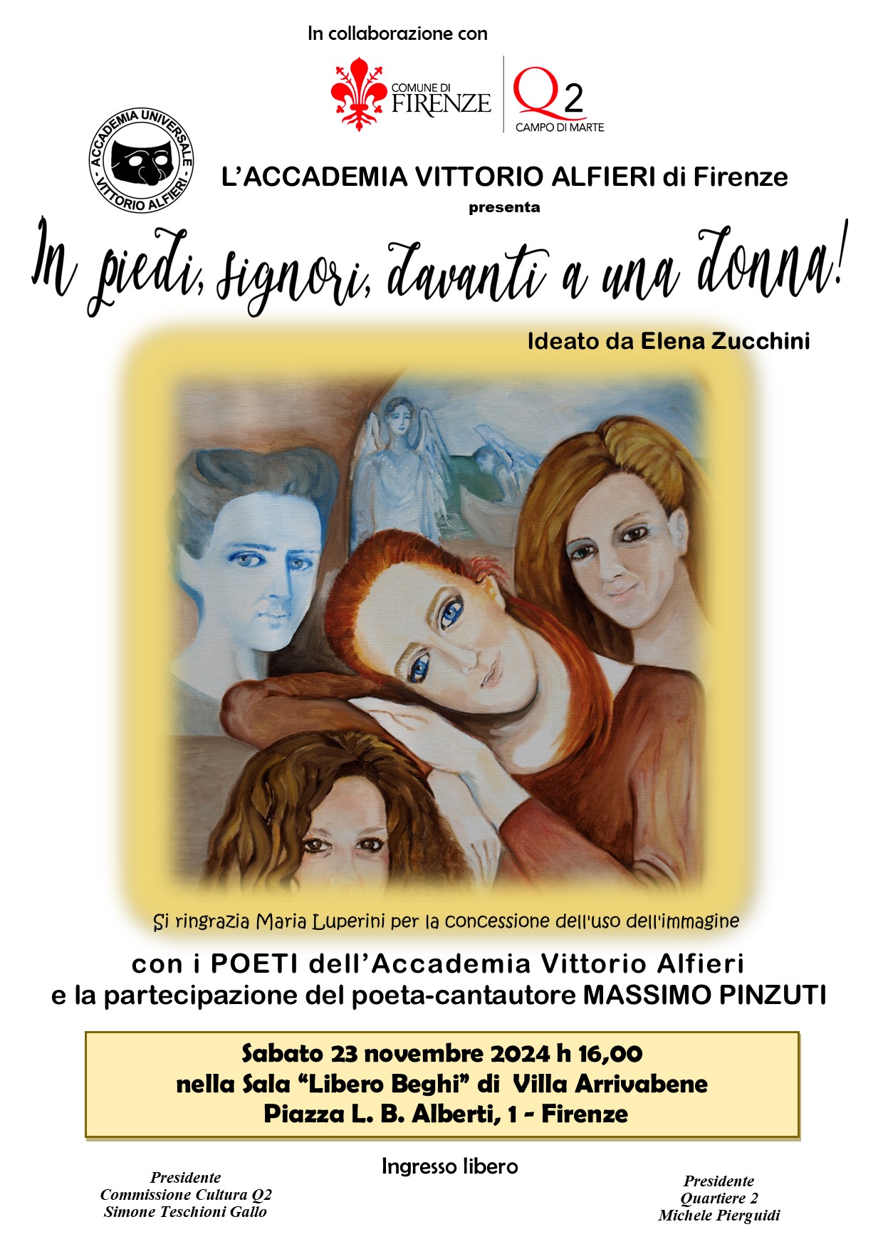 In piedi, signori, davanti a una donna! In piedi, signori, davanti a una donna!
